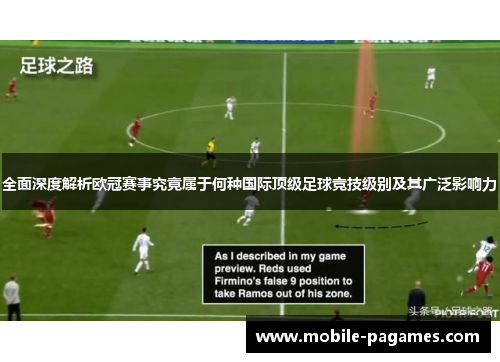 全面深度解析欧冠赛事究竟属于何种国际顶级足球竞技级别及其广泛影响力
